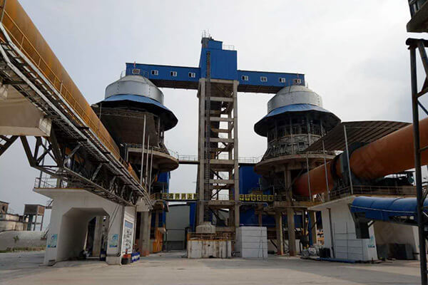 新鄉(xiāng)長城機(jī)械為廣西客戶承建的年產(chǎn)40萬噸石灰生產(chǎn)線